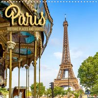 Calendar front - PARIS Historic places and sights