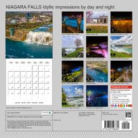 Calendar back - NIAGARA FALLS Idyllic impressions by day and night