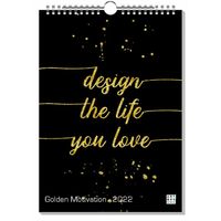 Golden Motivation 2021 Wandkalender - LINK artboxONE