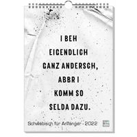 Schwäbisch für Anfänger Wandkalender 2022 - LINK artboxONE